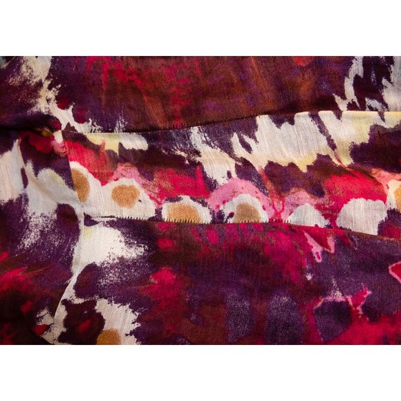 Lafayette 148 purple, pink, and white silk dress - Picture 5 of 5